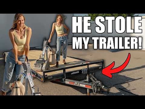 Restoring My STOLEN Trailer Just Days After I Got It Back!