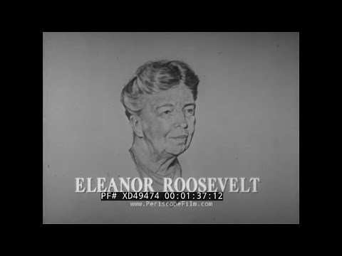 BIOGRAPHY OF ELEANOR ROOSEVELT FIRST LADY OF THE UNITED STATES 1933-1945 XD49474