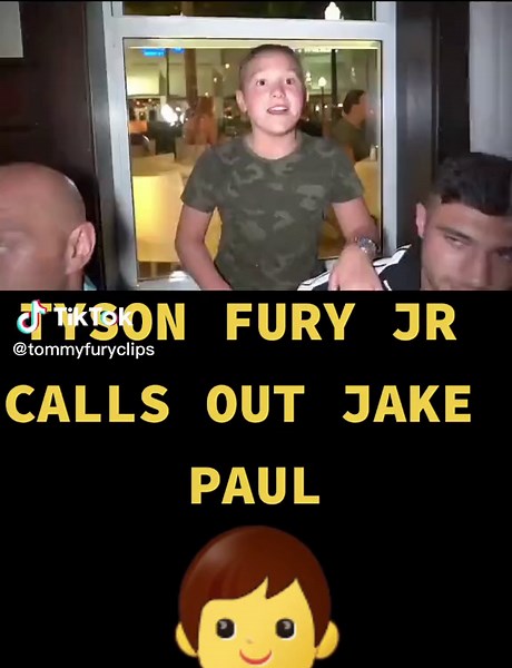 Tyson Fury Jr. Challenges Jake Paul: 'Drag Your Pigs Face Here'