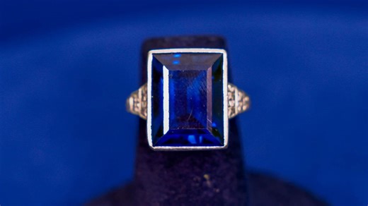 Appraisal: Platinum & Thai Sapphire Ring, ca. 1935 | Antiques Roadshow