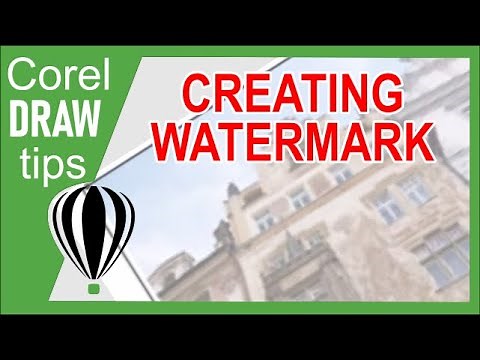 CorelDraw Watermark Trick: Transparency Tool Explained