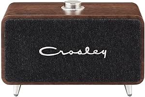 Crosley CR3049A-WA Stanza Portable Rechargeable Bluetooth Speaker, Walnut