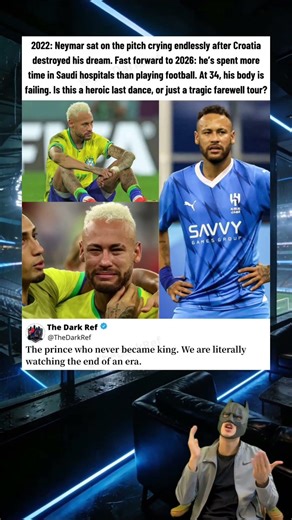 The Prince Who Never Ruled 💔🇧🇷 #Shorts #Neymar #Brazil #FootballSadMoments