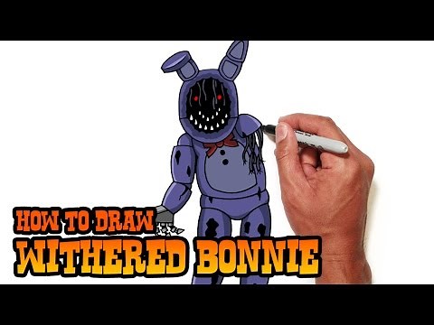 How to Draw Withered Bonnie | Five Nights at Freddy's