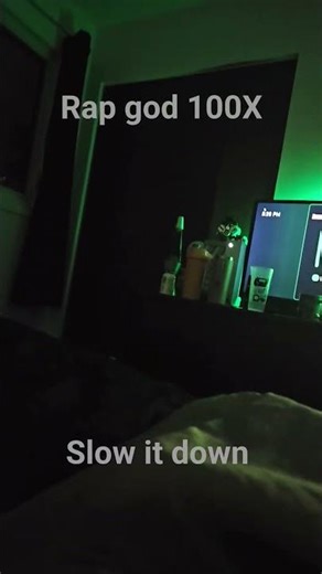 rap god 100X slow it down #fyp