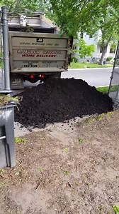 This is what 3 cubic yards of compost looks like! Installing in the gardens, around trees, etc. We're going to have great gardens! 2 cubic yards of top soil is going into the area created by the tire wall today, too. Soon mulch and sand will be delivered and we'll be set for summer! | Takoma Children's School