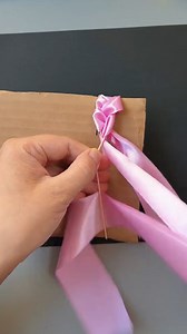19M views · 269K reactions | How to tie a hair tie from elastic and ribbon #handmade #diy #craft | Diy Bracelet | Facebook