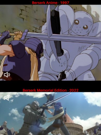Berserk: Guts vs. Bazuso - Anime Fight Comparison