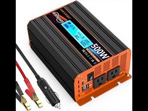 JARXIOKE 500 Watt Pure Sine Wave Power Inverter Review – Pros & Cons – Home, RV Inverter