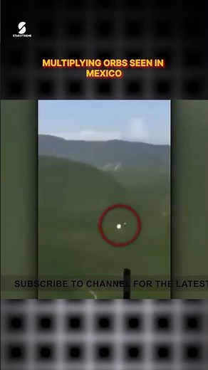 Rare multiplying UFOs seen in Mexico! #ufo #alien #shorts