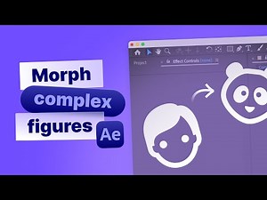 How to morph complex figures in After Effects without any extra plugins