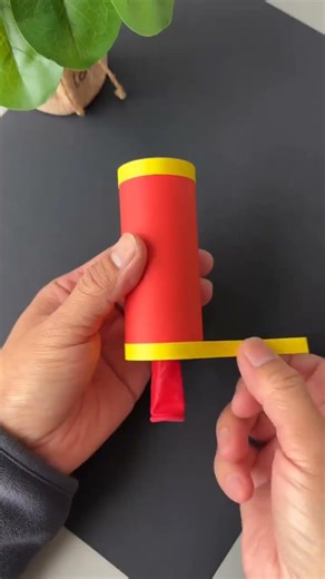 DIY Mini Firecracker Popper! 🎉✨ #shorts