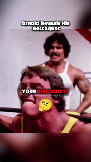 Arnold Finally Revealed Finally His Best Squat #bodybuilding #arnoldschwarzenegger