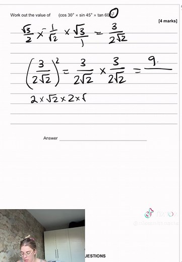 Exact Trig Values Calculation for GCSE Maths