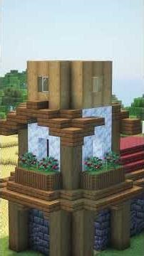 Minecraft | how to build a windmill. #minecraft #minecraftbuilding #windmill.