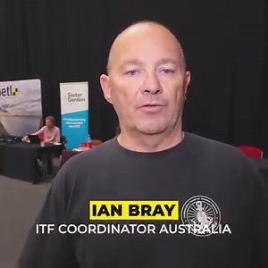 Ian Bray, Coordinator of the ITF Inspectorate in Australia, gives a quick wrap up of Day 1 at the MUA National Conference in Adelaide. Through the ITF Inspectorate, Ian and his team ensure tens of millions of dollars of stolen wages are returned to seafarers and lifts the standards and safety of ships that come in to Australian ports. | Maritime Union of Australia - MUA