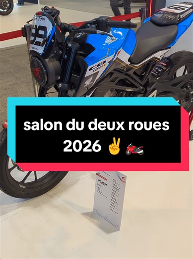 salon du deux roues 2026 c'est partie 🤩🤩🏍️🏍️✌️✌️ une vidéo complète bientôt sur ma chaîne youtube daymone73 😀@steph💎💎 #moto #bikelife #honda #cbr #motard