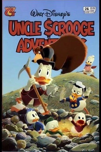 Uncle Scrooge by Carl Barks. animated