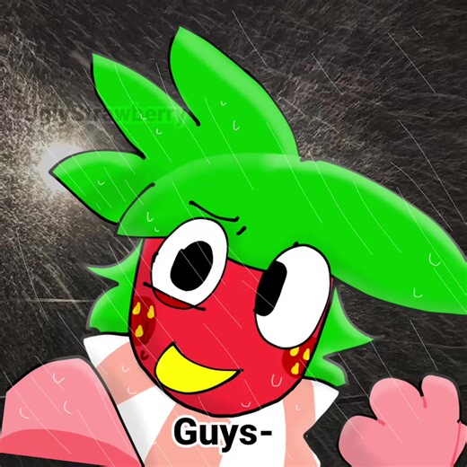 Sprout has no umbrella #cosmo #sprout #fruitcake #animationeme #dandysworld