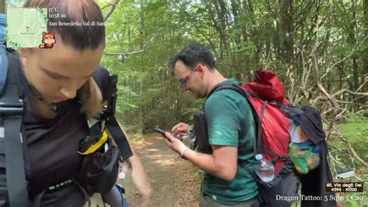 [IRL Hiking] Via degli Dei 🏔️ DAY 5 / 10 🥾 Madonna dei Fornelli - Passo della Futa 15km | !daphne !social !tales - daphneswonderland on Twitch