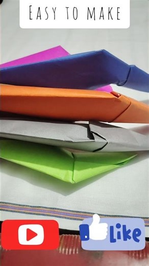 Easy to make paper nails origami #shorts #easy #origami