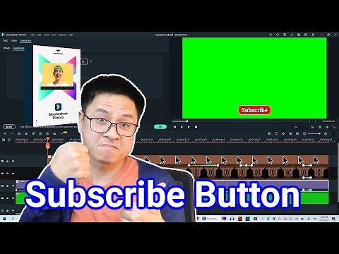 How to Create Animated Subscribe Button with Bell Notification in Filmora X