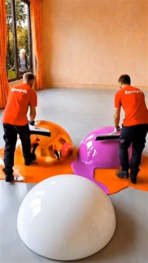 Veja o Piso Mais Insano do Mundo 🤯 | Insane Epoxy Floor #epoxyfloor #satisfying #shorts