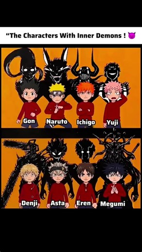 "The Characters With Inner Demons ! 😈