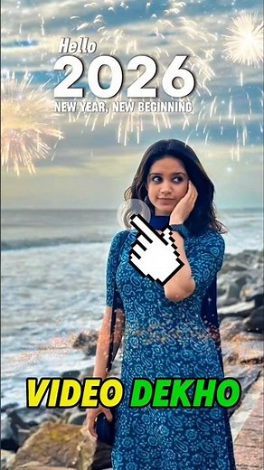 Happy New Year 2026 Video Editing | New Year Video Editing 2026 | Instagram Trending Capcut Template