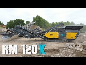 Concrete Crushing RM 120X Mobile Impact Crusher