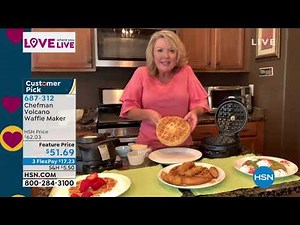 Chefman Volcano Waffle Maker