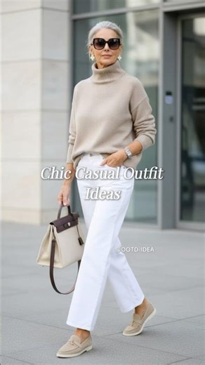 Chic Casual Outfit Ideas #classycasual #everydayoutfit #chiccasual #outfitinspiration