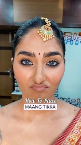 412K views · 10K reactions | Maang tikka not staying in place? Try...