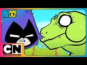 🦖 CHOMP! 🦕 Teen Titans Go! | Wacky Animal Moments | PART 1 | Cartoon Network