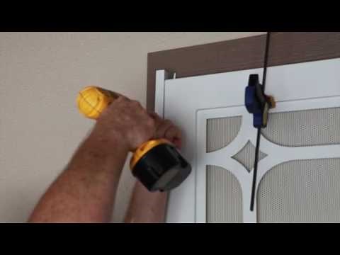 How to install Premium Steel Security Screen Door - Laser Cut models