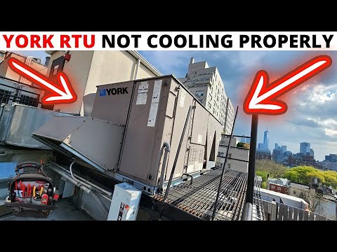 HVAC: York RTU Not Cooling Properly (York Packaged Roof Top Unit Troubleshooting And Repair)