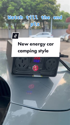 New nergy vehicle camping style#camping #campinglife #campinglifestyle #ev #enjoy #enjoylife #campingequipment #eletricoutlet #foryou#fyp#tiktok #NIO#foldablechair#eletriccar#eletriccars