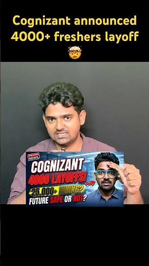 👉 Cognizant Layoffs 😳 But 25,000 Hiring? 🚀 Truth for Freshers 2026 #cognizant #freshersjobs