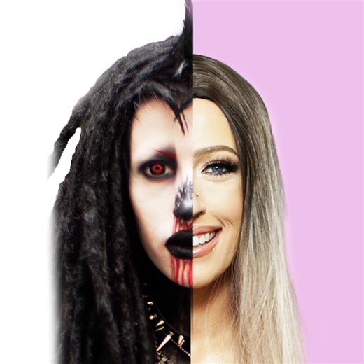 1.3M views · 5.9K reactions | From extreme goth to Insta baddie – is it an upgrade?  | Hooked On The Look | Facebook