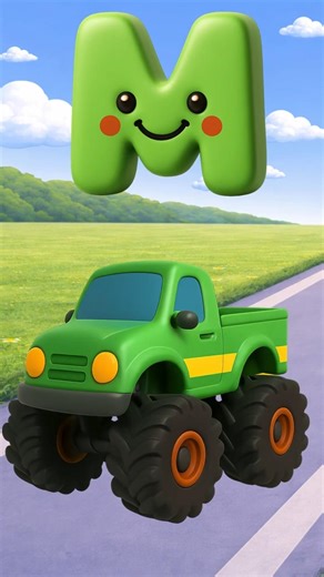 🚗ABC Vehicles Song I-Q | Learn Alphabet & Vehicle Names for Kids