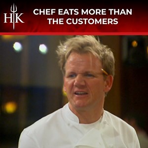 Bandana man eating more than the customers... | Hell's Kitchen USA