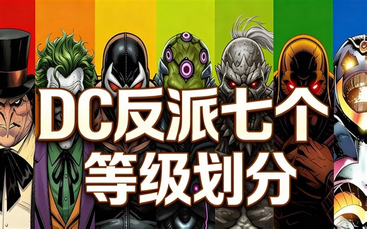 [中配]DC反派七个等级划分 - The Explainer Comics