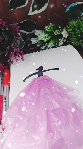 DIY Easy Craft ideas for Kids 💃|with polythene #shorts #ytshorts #easydrawing #art #artist