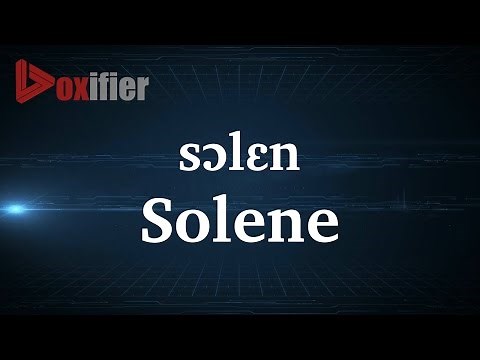 How to Pronunce Solene in French - Voxifier.com