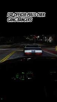 LSPD officer pulls over gang bangers #police #roleplay #gtav #lspdfr