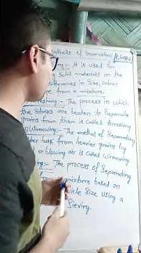 🌾 Magic of Separation! Class 6 Science Chapter 9 Explained 🔥 #chapterwise #viral #shorts #class6