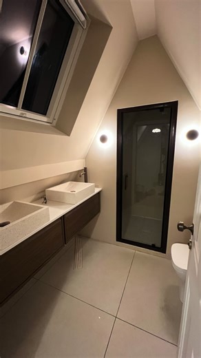 James & Rob | Another Victorian Renovation | Loft bathroom journey in under 20 seconds 😬 Our bathroom was one of the hardest spaces to figure out given there are no full-height walls... | Instagram