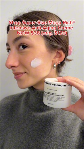 1.1K views · 12 reactions | Look who’s back! Use code: MEGARICH through 11/27 to score Super-Size Mega Rich Crème for only $38 (orig. $120) | Peter Thomas Roth | Facebook