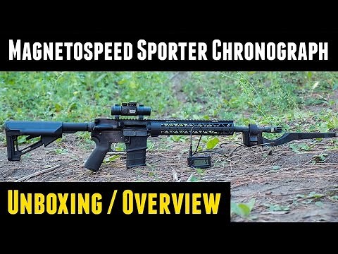 MagnetoSpeed Sporter Chronograph Unboxing, Overview, Shooting with the AR-15
