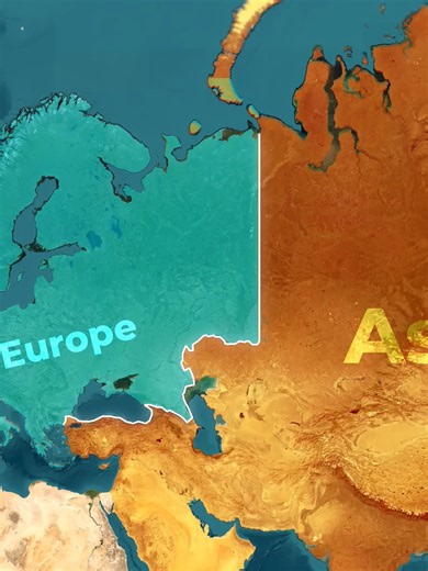 Europe and Asia Are One Land Then Why Two Continents_? 🤯#europe #asia #continent #facts #fyyyyp